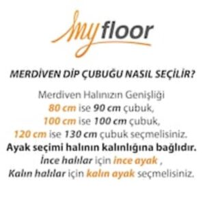 Çelik Halı Tutucu Merdiven Dip Çubuğu - Siyah Kalın 90