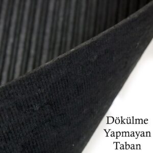 Derin Şeritli Toz , Çamur Temizleyici ve Nem Alıcı Lastik Kapı Önü Paspası