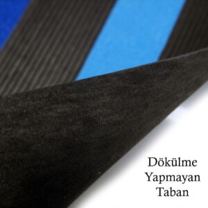 Halılı ve Deri Şeritli Toz ve Nem Alıcı Lastik Kapı Önü Paspası