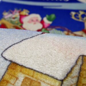 Merry Christmas Ve Santa Claus Temalı Halı