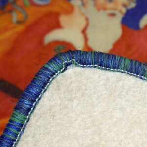 Santa Claus Ve Merry Christmas Temalı Halı