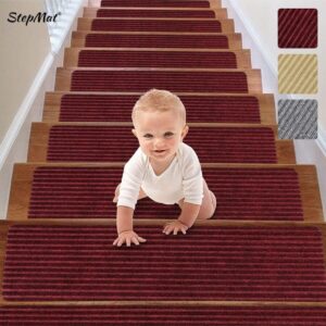 Kaymaz Tabanlı Ve Yıkanabilir Merdiven Basamak Halısı