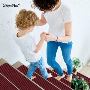 Kaymaz Tabanlı Ve Yıkanabilir Merdiven Basamak Halısı