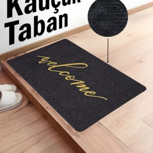 Welcome Kauçuk Tabanlı Kapı Önü Paspası