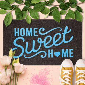 Home Sweet Home Kauçuk Tabanlı Kapı Önü Paspası