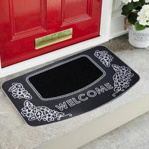 Desenli Kauçuk Kapı Önü Paspası
