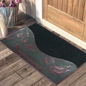 Welcome Yazılı Ayakkabı Desenli Toz Tutma Özellikli Kauçuk Kapı Ö